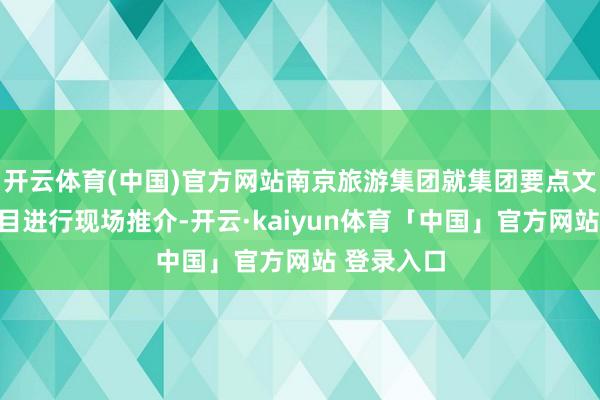 开云体育(中国)官方网站南京旅游集团就集团要点文旅招商名目进行现场推介-开云·kaiyun体育「中国」官方网站 登录入口